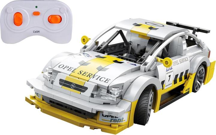 Actual product image Cada Opel Astra V8 Coupe 1:20 weiss 2,4GHz Bricks (Kit)