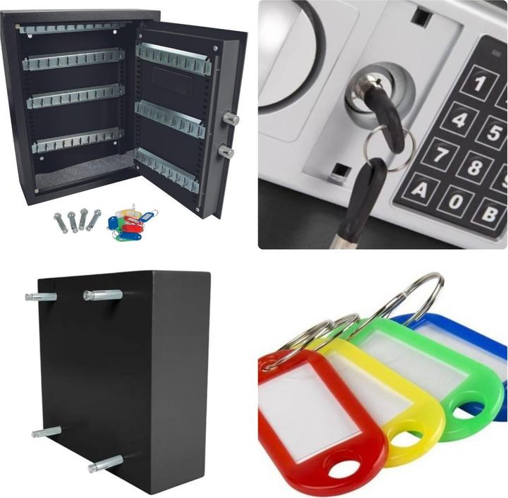 Produktbild Velleman SCHLÜSSELTRESOR - 45 x 36 x 12 cm - 71 Schlüssel