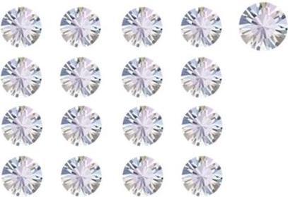 Immagine prodotto Beautynails Bna Aurora Borealis Crystal Rhinestones Size 5 - 17 Mm, 1440 Pieces (Unghie artificiali, Groen 5 - 17 mm)