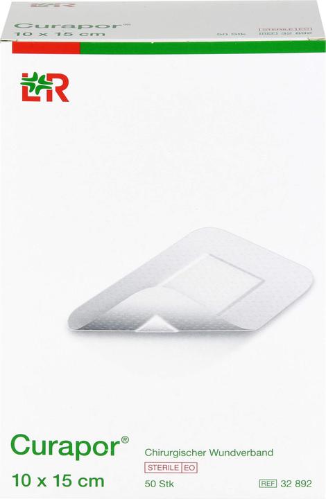 Actual product image Lohmann & Rauscher Curapor wound dressing sterile 10x15cm, 50 pcs PFL (50 x)