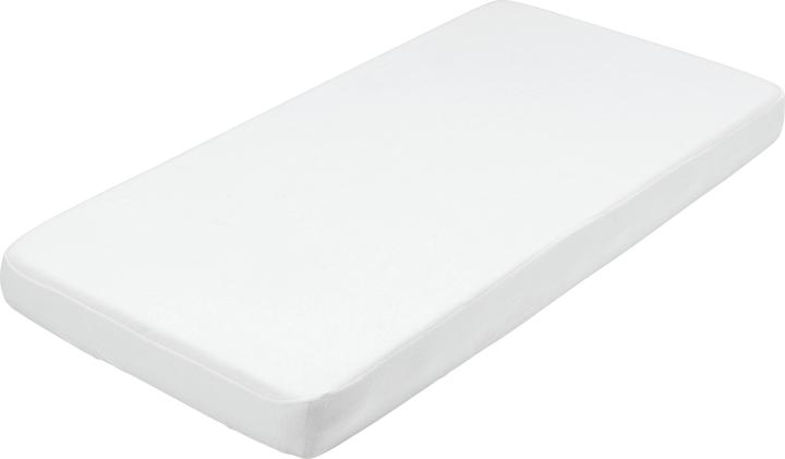 Actual product image Baby Dan 4386-01 Cradle cloth 60 x 120 cm cotton white Equipped crib sheet (60 x 120 cm)