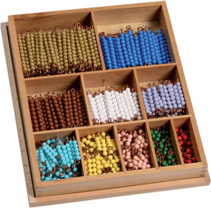 Actual product image Betzold Bead sticks for multiplication - large set (English, German, French, Italian)