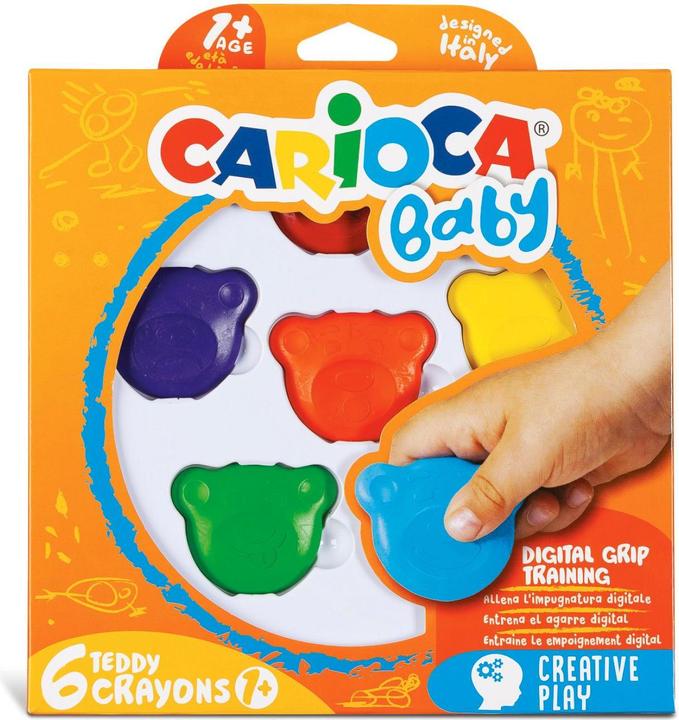 Produktbild Carioca Misiak Baby Buntstifte 6 Farben (Mehrfarbig, 6 x)