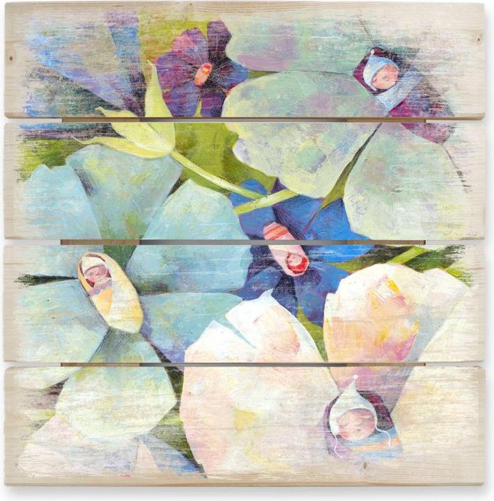 Image du produit Trenddeko Blanz - Bébés fleurs (40 x 41.50 cm)