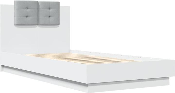 Actual product image VidaXL Bed frame with headboard (90 x 190 cm)