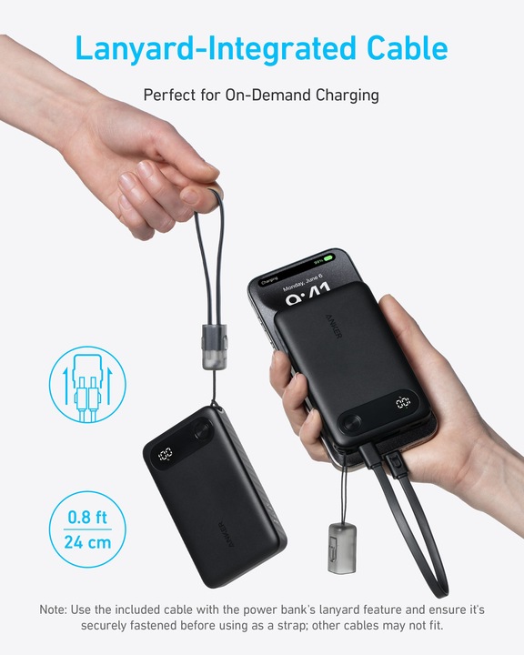 Image du produit Anker Batterie externe USB Powercore - 10000mAh 22,5W (Noir) (10000 mAh, 22.50 W, 22.50 Wh)