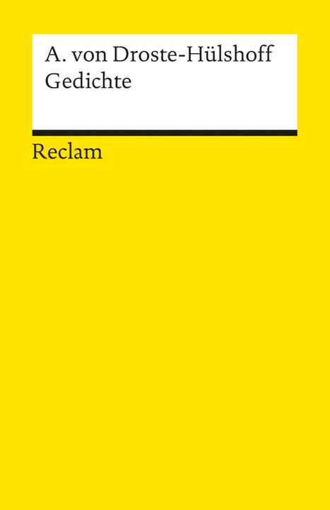 Produktbild Gedichte (Deutsch, Annette von Droste-Hülshoff, 2006)