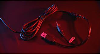 Actual product image Marvo headphones HG8929 Red (QMMWM29EGB00) (Cable)