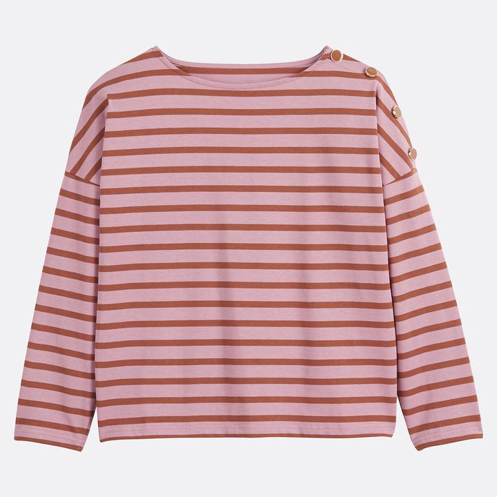 Actual product image La Redoute Collections Ringelshirt Signature AIMIE mit lockerer Schnittform (XS)