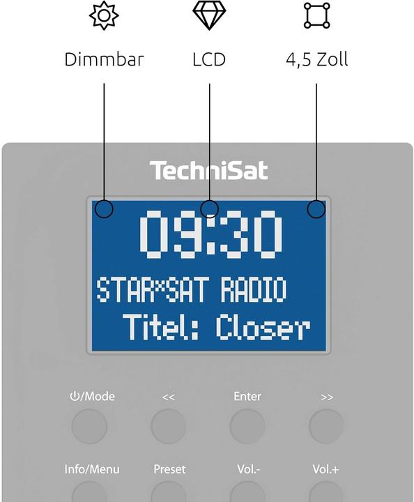 Actual product image TechniSat DigitRadio UP 1 (DAB+, FM, Bluetooth)