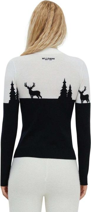 Produktbild Bellemere Sweater Women's Merino 'Deer & Tree' Slim Fit Sweater (M)