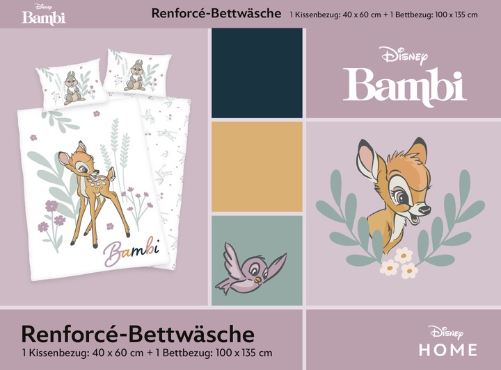 Produktbild Herding Kinder-Bettwäsche "Disney's Bambi"