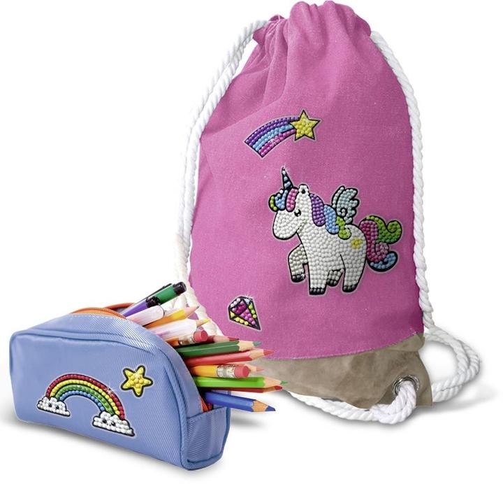 Image du produit Ursus Autocollant à motif de diamant peignant une licorne
