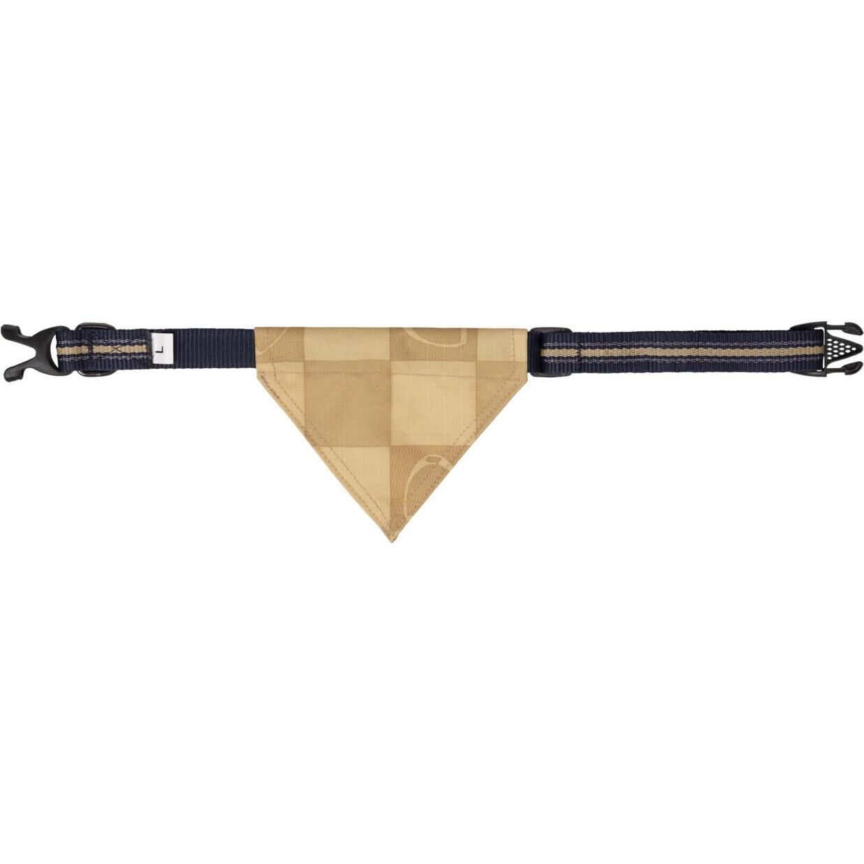 Qhp Halsband für Hunde mit Bandana aus der Kollektion (L, Hund, Allgemein), Halsband + Leine
