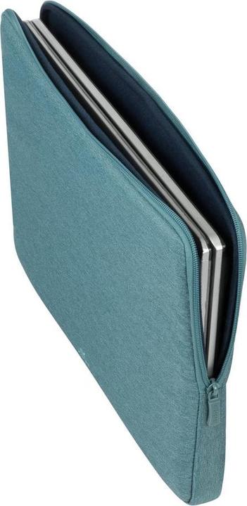 Actual product image Rivacase NB Sleeve Suzuka aquamarine 7705 (15.60")