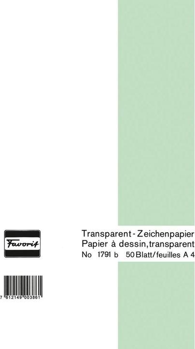Produktbild Rumold Transparent-Papier-Blöcke (A4, Blanko)