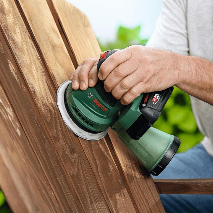 Actual product image Bosch Home & Garden Exzenterschleifer EasyOrbit 18V-10, 1x2,0Ah (Eccentric grinder)