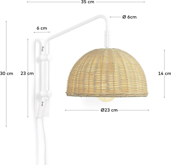 Actual product image Kave Home Damila (E27)
