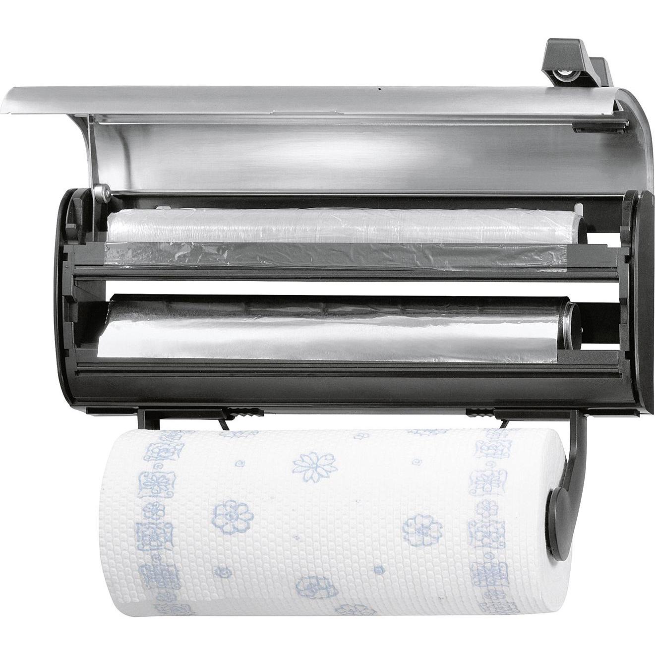 Thumbnail - Küchenprofi Wandrollenhalter 'Trio', Küchenrollenhalter, Silber