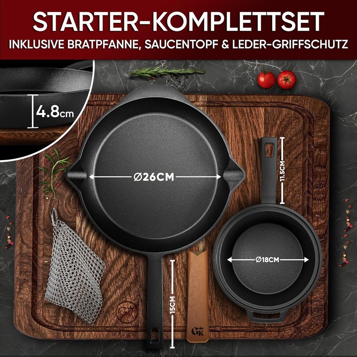 Image du produit Gusskönig Set de fourneau hollandais