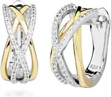 Image du produit Silver Cat Boucles d'oreilles élaborées avec zirconium cubique SC508