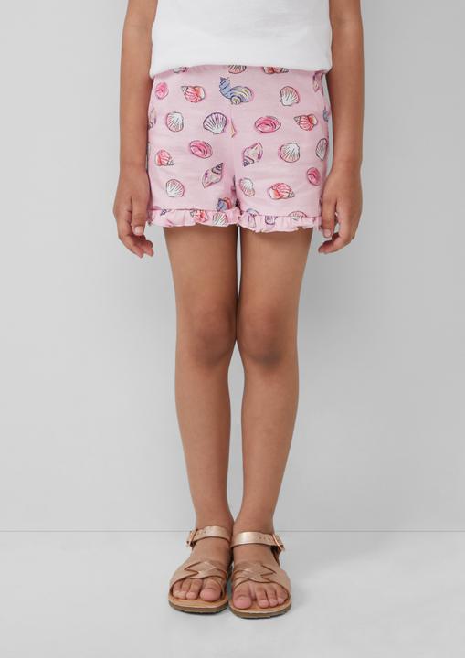 Actual product image S.Oliver Leggins Jersey-Shorts mit Rüschen und Elastikbund (128)