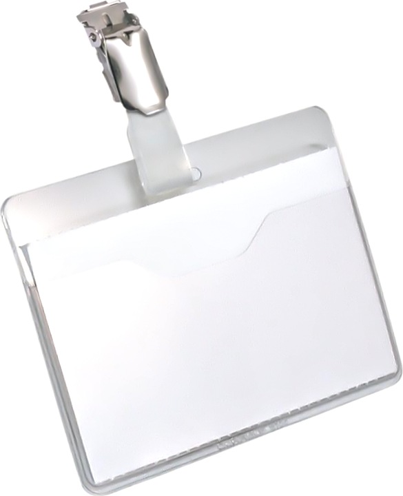 Produktbild Durable Hartfolien-Namensschilder mit Clip oben offen