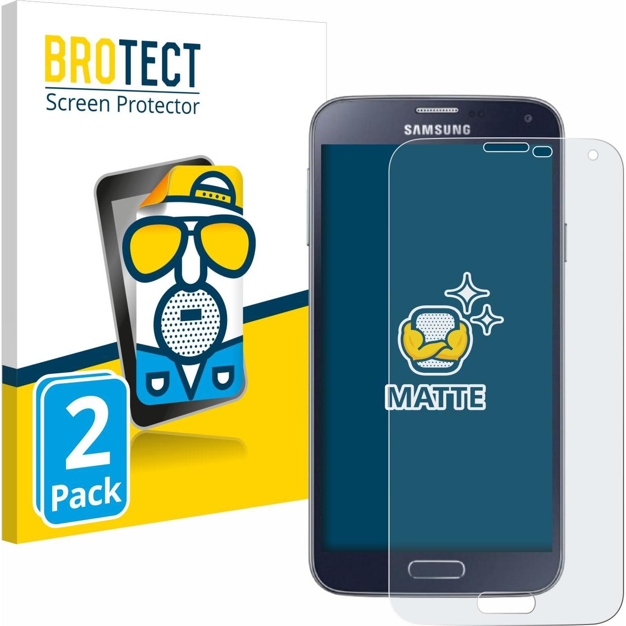 BROTECT Pellicola protettiva antiriflesso opaca (2 pz., Samsung Galaxy S5 Neo), Pellicola protettiva smartphone, Grigio