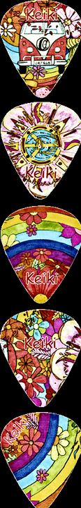 Keiki Set de médiators design (5 x, 0.71 mm)