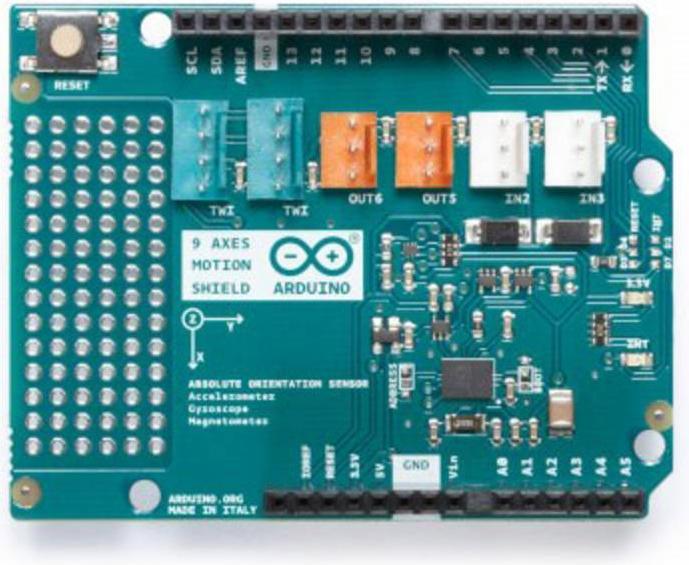 Actual product image Arduino 9 Axes Motion Shield