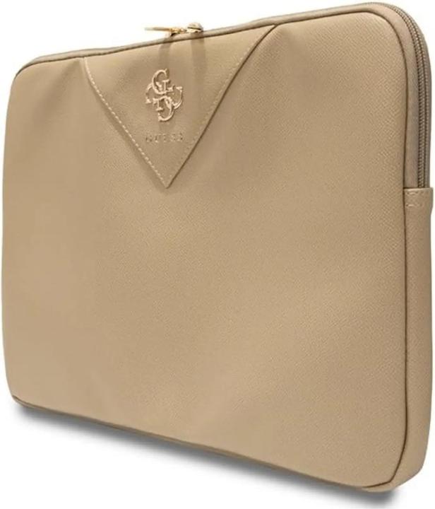 Produktbild Guess Sleeve GUCS14ZPGSTEGD 14" złoty/light gold Triangle 4G (14")