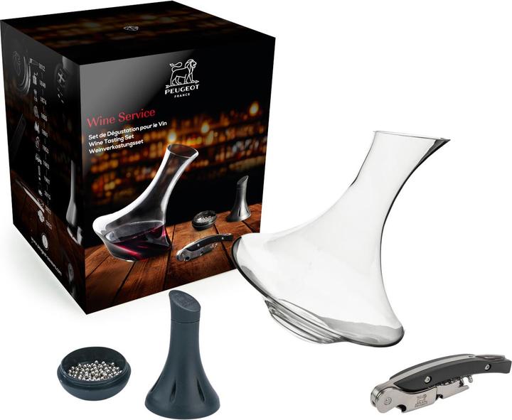 Actual product image Peugeot WINE SERVICE Weinverkostungsset 4tlg (Wine pourer)