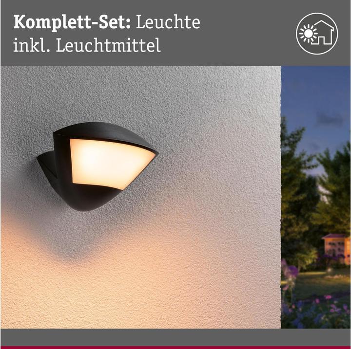 Produktbild Paulmann Aussenwandleuchte Skyla (1050 lm, IP44)