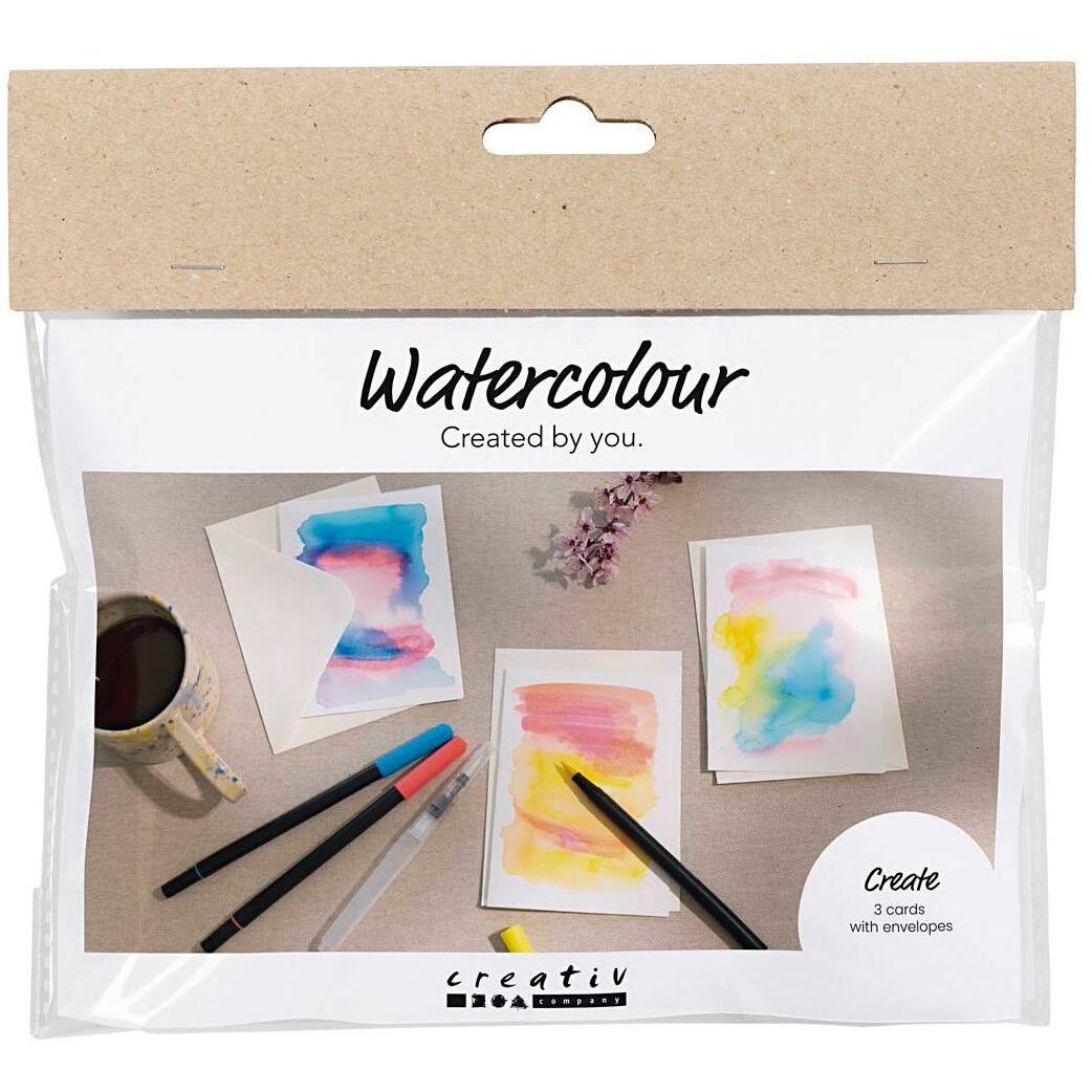 Creativ Company Wasserfarbe Bastelset Mini, Art: Wasserfarbe, Detailfarbe (977771)