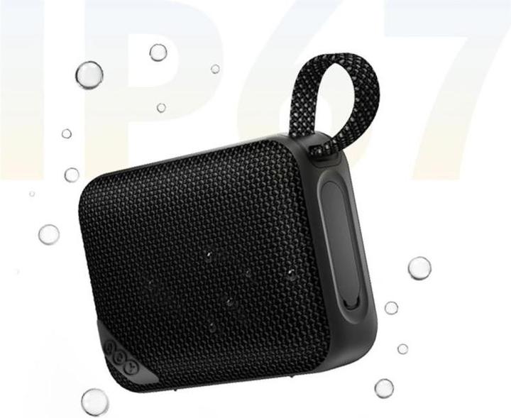 Produktbild QCY SP2 IP67 Bluetooth-Lautsprecher mit RGB-Hintergrundbeleuchtung und Stereomodus – Schwarz (17 h)