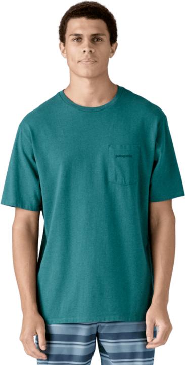 Immagine prodotto Patagonia M's Boardshort Logo Pocket Responsibili-Tee -Wetland Blue -XL (XL)