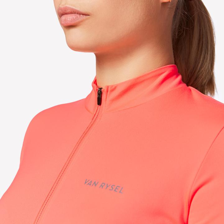 Image du produit Van rysel Maillot manches longues vélo route femme Discover corail (XL)