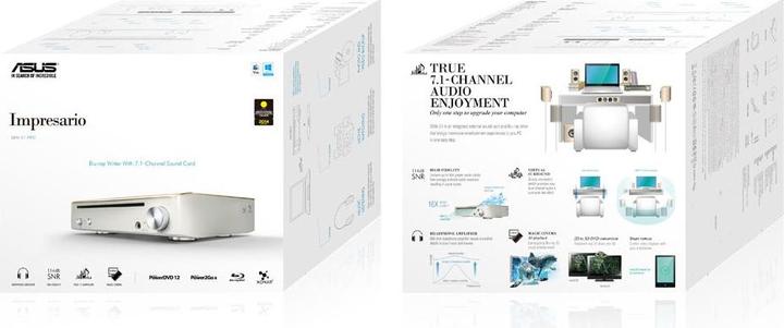 Produktbild ASUS SBW-S1 Pro Impresario (Blu-ray Laufwerk)