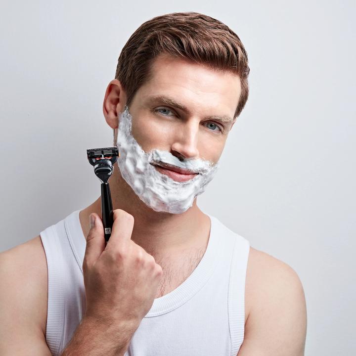 Produktbild Zwilling Rasierer mit Edelharzgriff Nassrasur Gillette Fusion Klingen