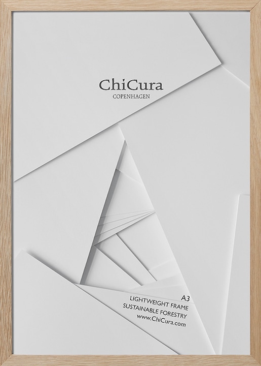 Actual product image ChiCura Wooden Frame - Glass (A3)