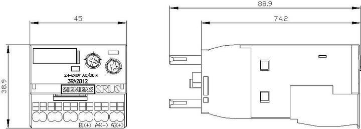 Produktbild Siemens 3RA2812-2DW10 Zeitrelais 1 St.