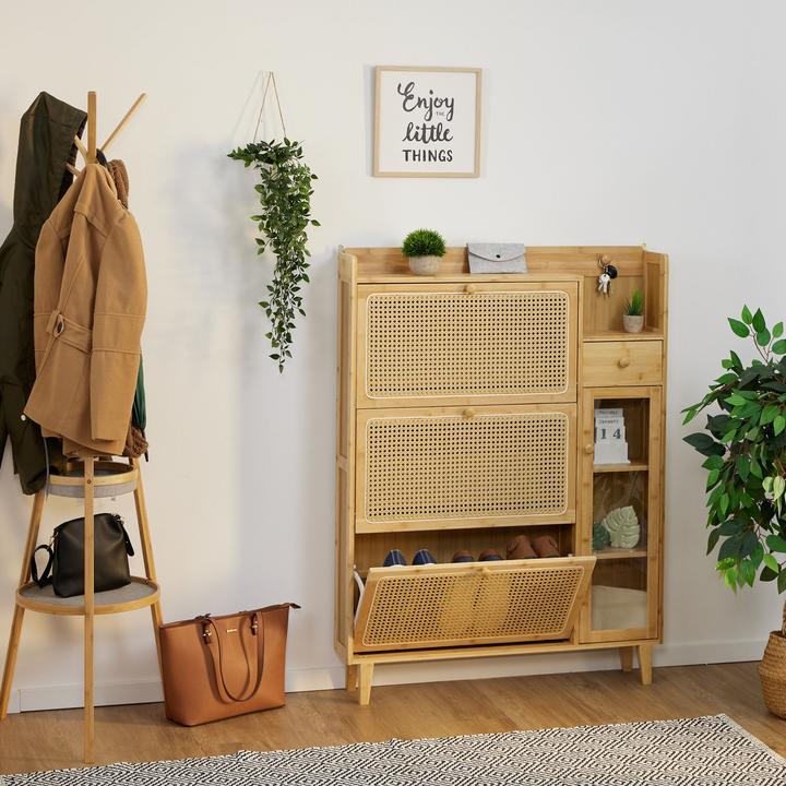Image du produit Relaxdays Schuhschrank (95 x 19 x 127 cm)