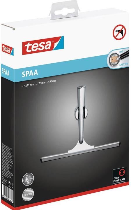 Actual product image tesa SPAA shower squeegee incl. adhesive solution without drilling
