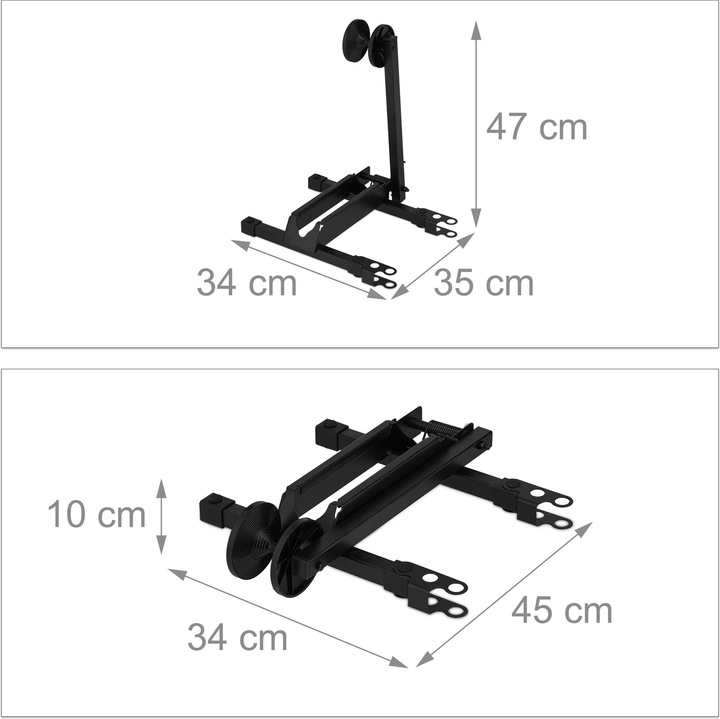 Actual product image Relaxdays Bicycle stand
