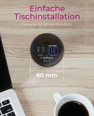 Immagine prodotto Icy Box IB-Hub1404A (USB-A, 3 porte)