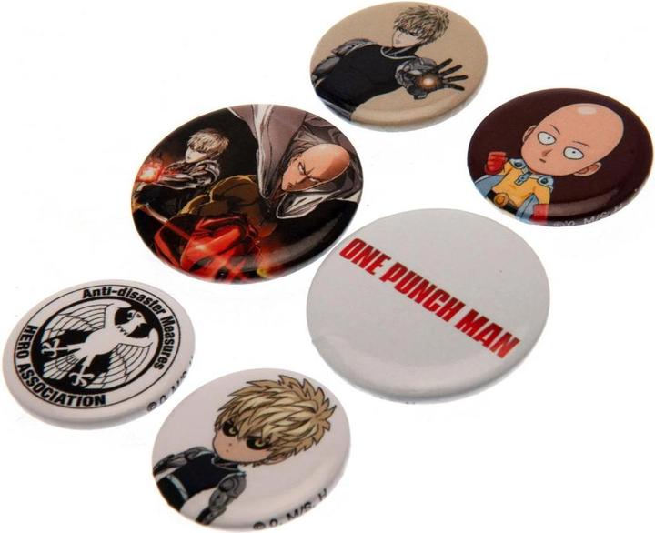 Image du produit One Punch Man Boutons Set d'épingles 6Erpack
