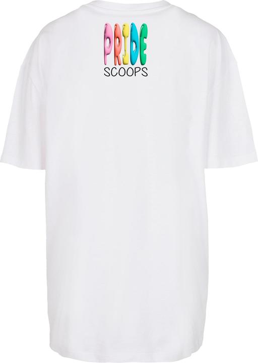 Actual product image Merchcode Ladies Pride Scoops Oversized Tee - 170401 (L)