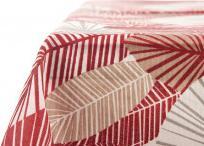 Image du produit Kinvara nappe toile antitache 140x180cm feuilles bordeaux (140 x 180 cm)