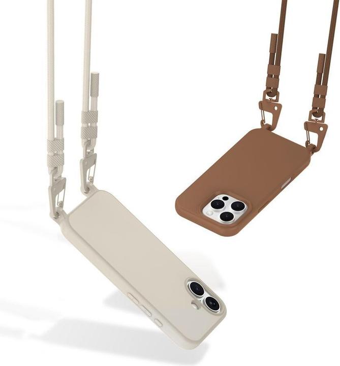 Produktbild Tech-Protect MagNecklace MagSafe Case for iPhone 16 Pro Max - Beige