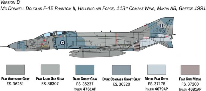 Actual product image Italeri F-4E/F Phantom II